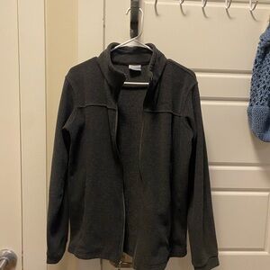 Dark Gray XL Colombia Full-Zip Fleece Jacket